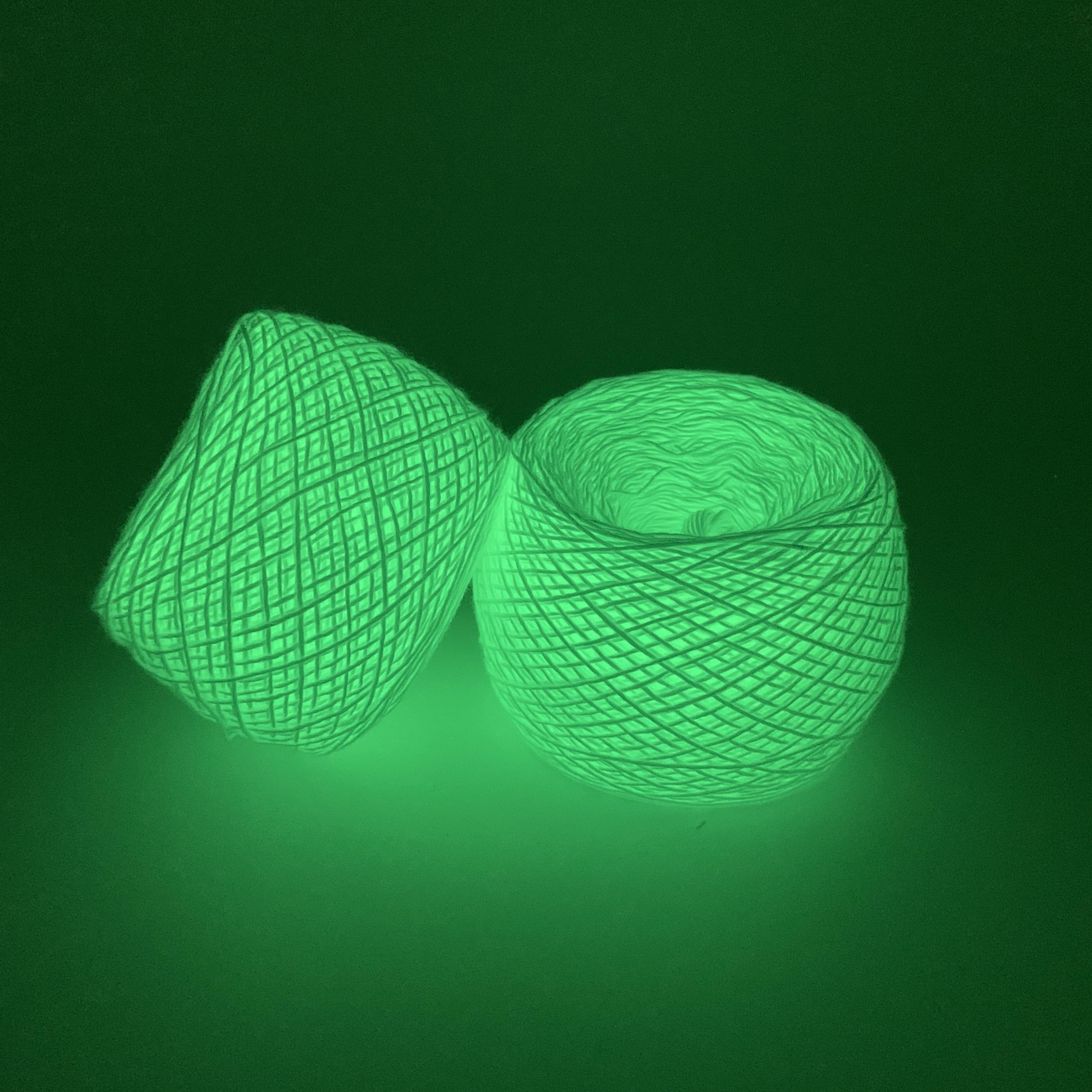 glowing yarn