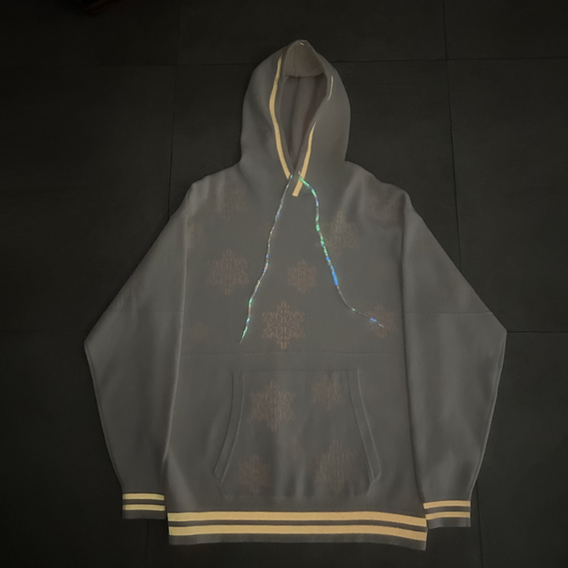 Luminous hoodie 
Glow in the Dark
High quality fashion casual men's and women's style