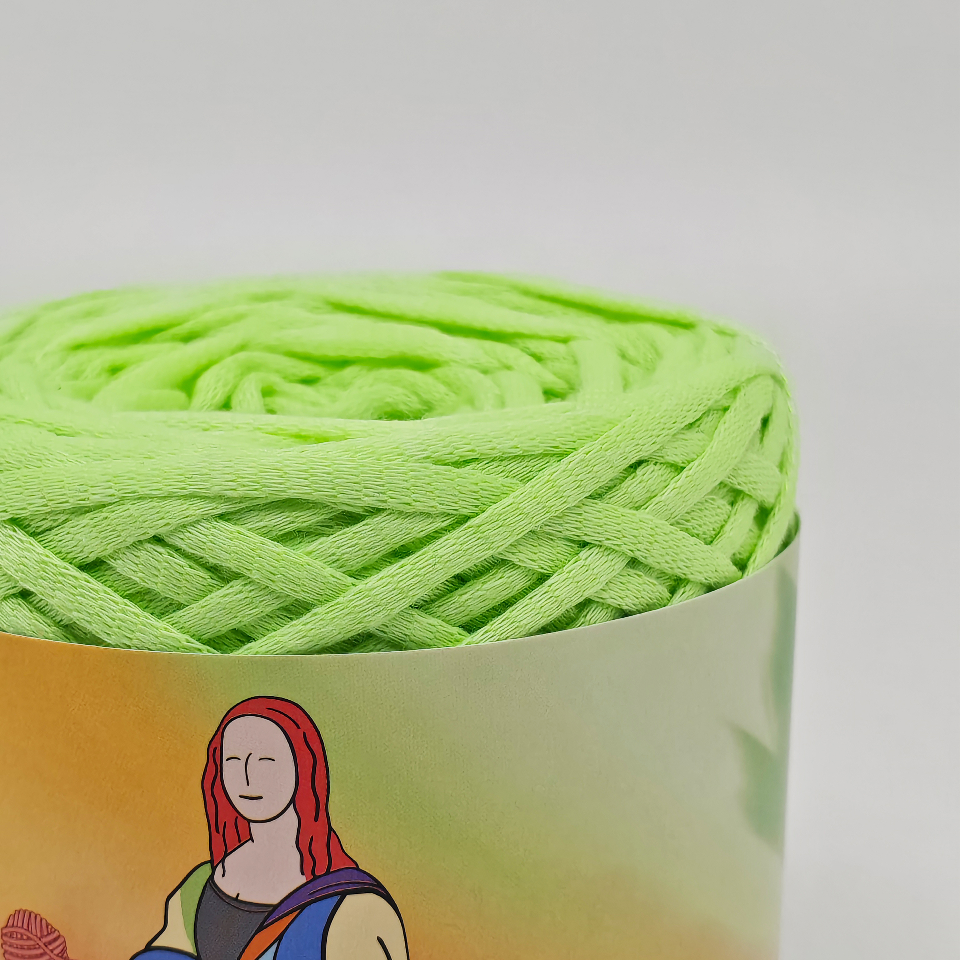 glowing yarn